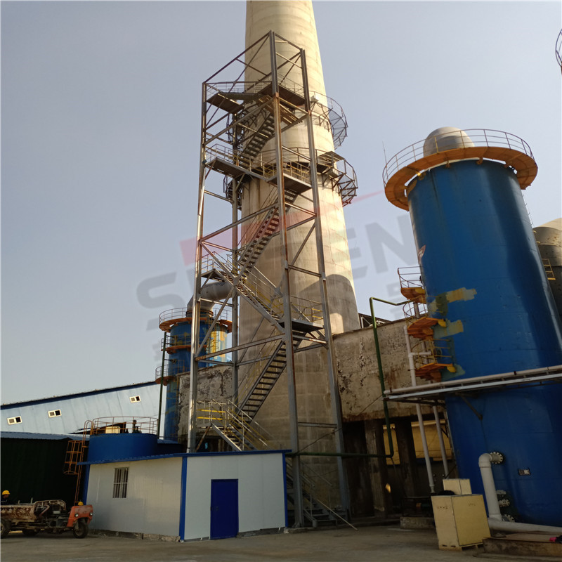 煙氣排放連續監測系統—爬梯平臺如何搭建?